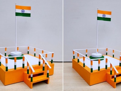 How to make Indian flag with paper. Republic day Flag making. Republic day craft ideas