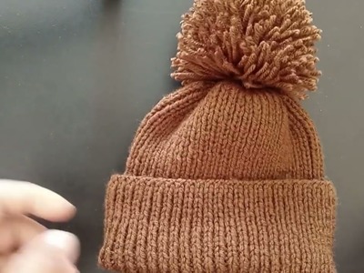 Knitting baby cap | knitting cap | simple and beautiful knitting cap