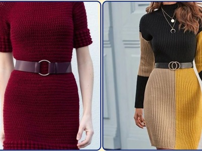 Latest Crochet Fabulous Ladies Dress - Trendy Pattern Design Ideas
