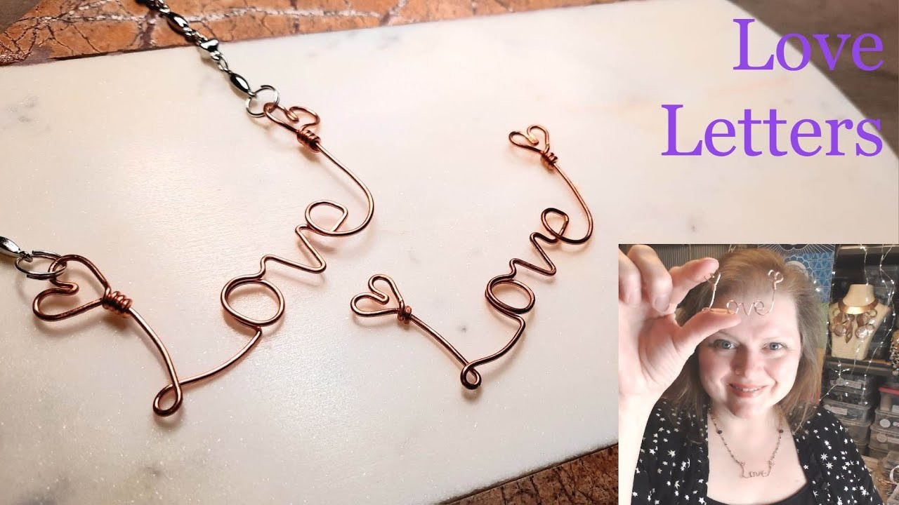 Making Wire Jewellery: Love Letters, introduction to writing with wire, with Jem Hawkes