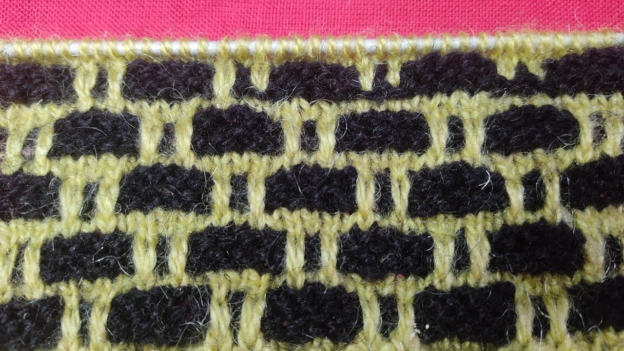 Multi colour knitting pattern for sweater cardigan jacket. #knitting #trending #hindi #homemade