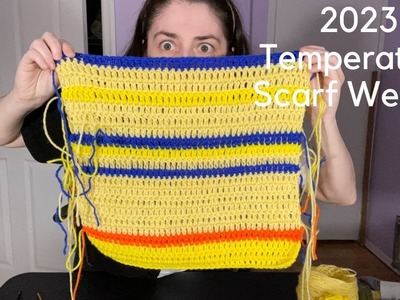 My 2023 Temperature Scarf Week 3