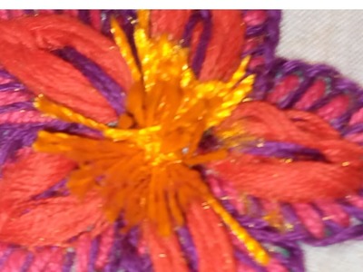 New style flower and leafs make with thread combination Dasi look Punjabi cook
