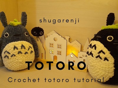 PART 1: How to crochet Totoro Plushie???? amigurumi totoro plush tutorial☺