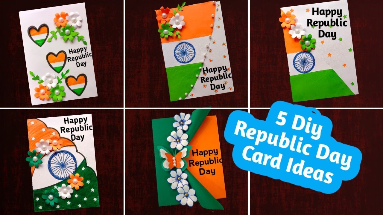 Republic day card making | DIY republic day greeting card | Independence Day Card |diy art and craft