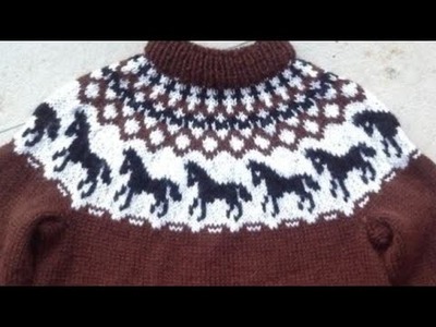 Round shape sweater design part 2