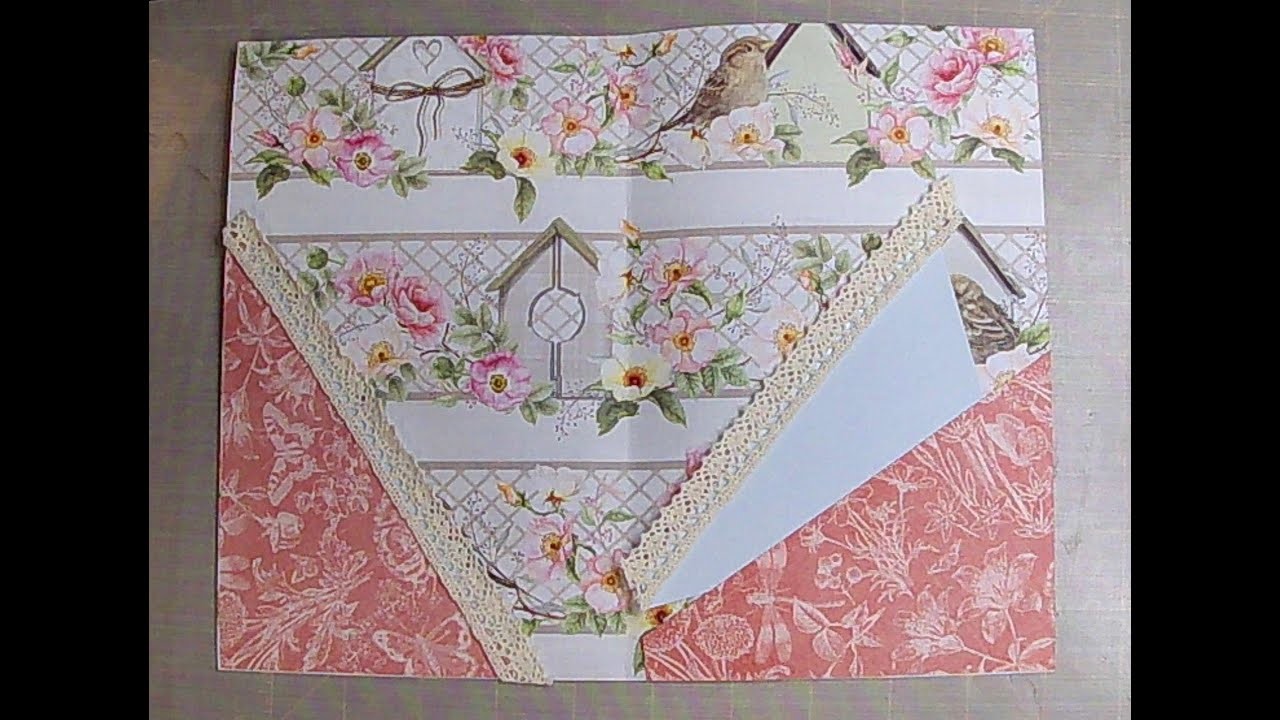 Secret Journaling Lace Edge. Hidden Journaling. Craft With Me