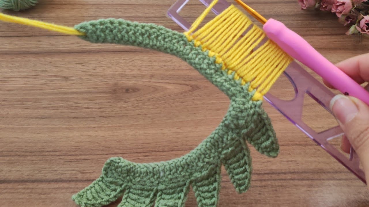 Super easy crochet|very useful crochet Keychain, flower, ornament | Crochet Flower