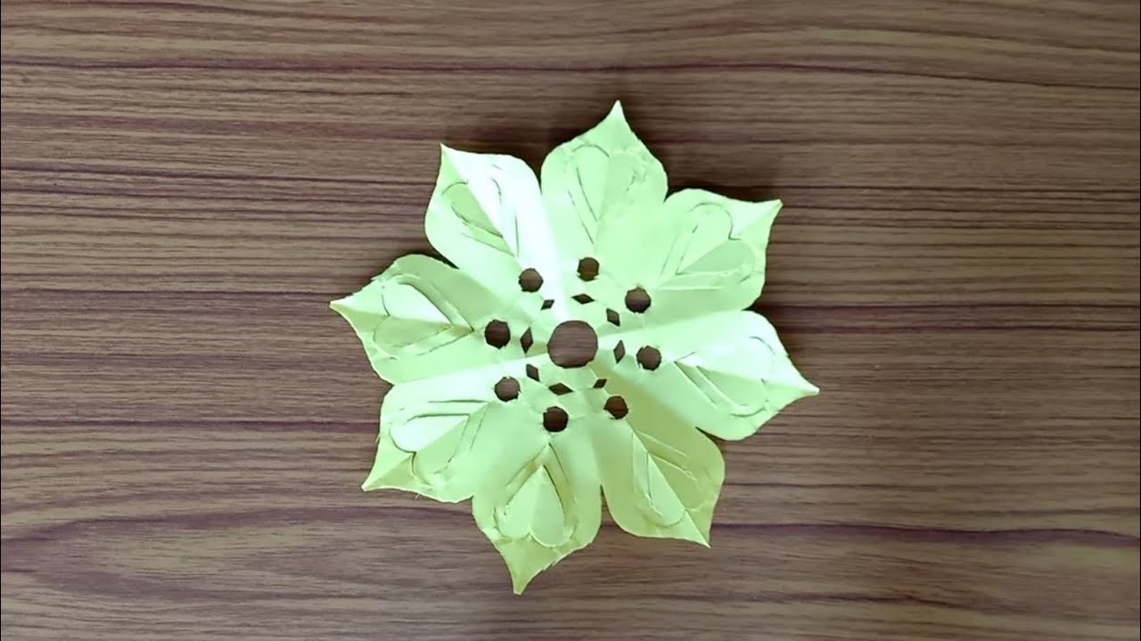 Unique Easy Paper Craft Making Ideas!!Flower Cutting Craft Design!!@manjaricrafthouse