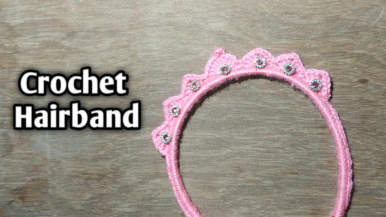 ????wow idea‼️reuse old hairbands with crochet,eski saç bantlarını tığ işi ile yeniden kullanın tığişi