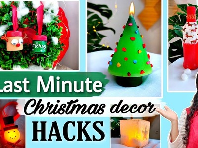 5-Minute Christmas DIY Ideas, HACKS ????| Easy Christmas Decor Crafts