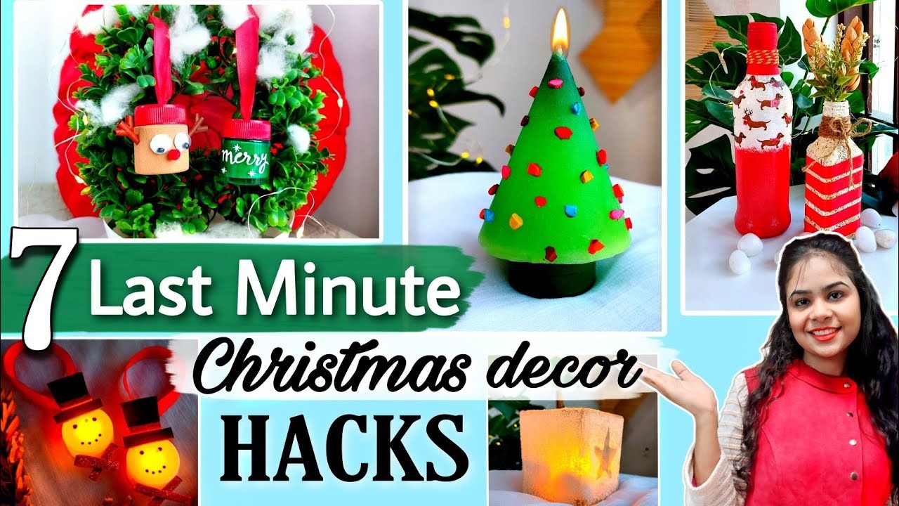 5-Minute Christmas DIY Ideas, HACKS ????| Easy Christmas Decor Crafts