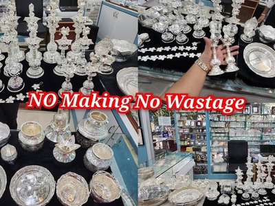 Bangalore shopping | silver pooja items in Bangalore |silver jewellery|no wastage||no making charges