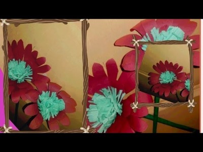 Beautiful paper flower ||Flower paper craft || DIY #paperflower ||home decor
