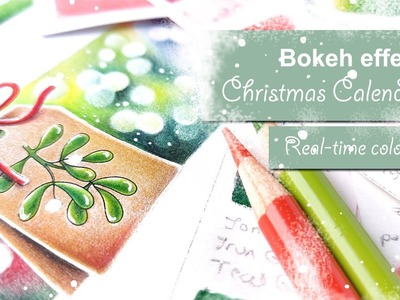 Bokeh effect - Christmas Calendar - Real-time colouring