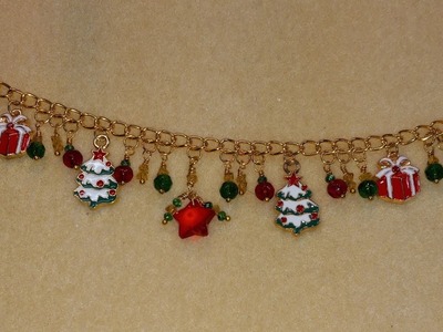 "Christmas charm" bracelet from GGC Santa's Treasure Bag pt. 1