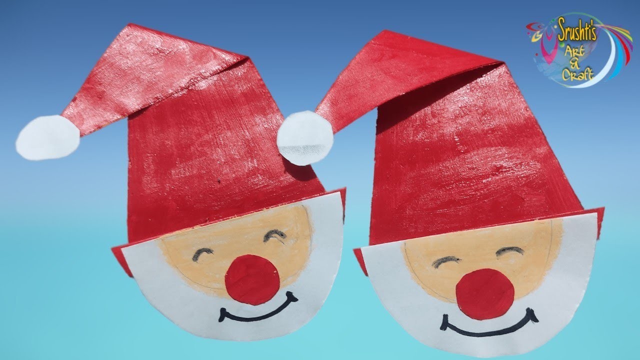 Christmas Craft for Kids | DIY Christmas Decoration Ideas | Christmas Santa | Santa Paper Craft |