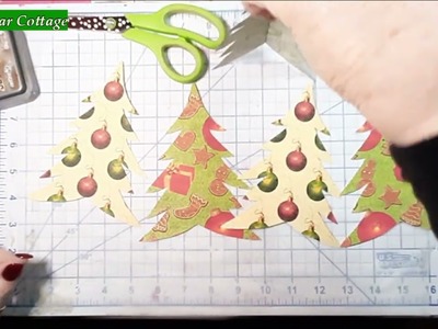 Christmas Craft - Trees, Stand up, Lay flat, or Use as Ornaments. ????