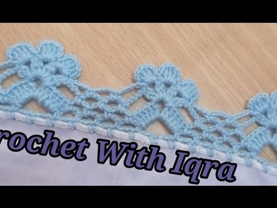 Crochet pattern very easy crochet lace design by @crochetwithiqra5443