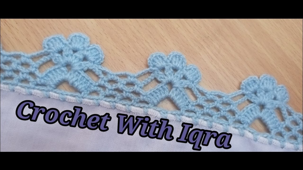 Crochet pattern very easy crochet lace design by @crochetwithiqra5443