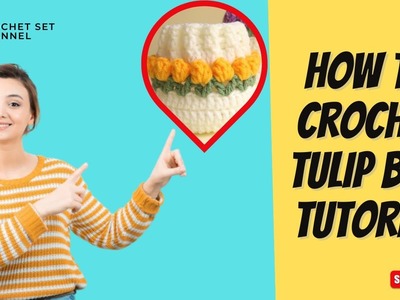 Crochet Tulip Bag Tutorial - Crochet Project Bag Pattern