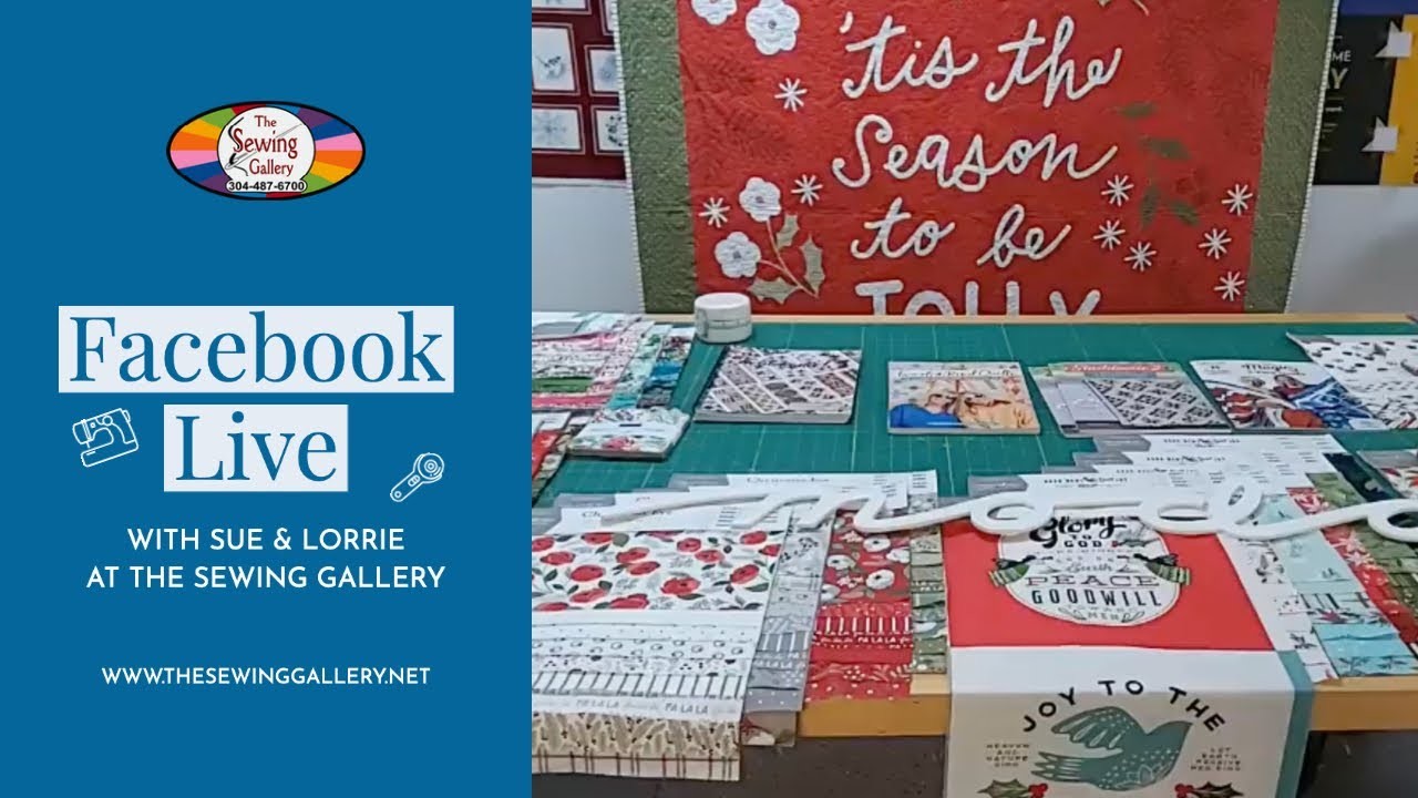 December 8, 2022 - Sneak Peek of Upcoming 2023 Moda Christmas Fabrics at The Sewing Gallery