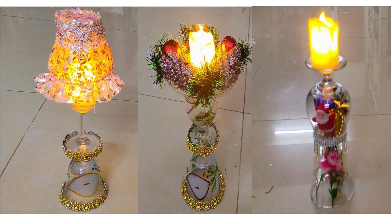 DIY # Amazing and Beautiful Candle Holders # Christmas Special Decorations