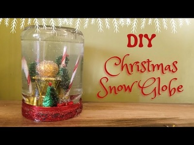 DIY Christmas Snow Globe | Christmas decor