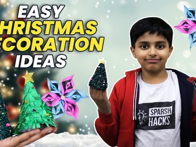 Easy Christmas Decoration Ideas | Christmas Decorations | Christmas Crafts | Sparsh Hacks