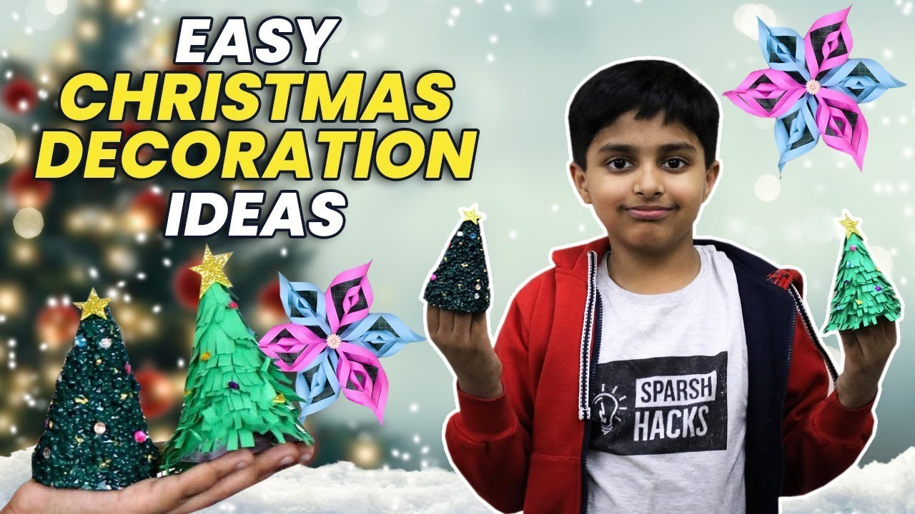 Easy Christmas Decoration Ideas | Christmas Decorations | Christmas Crafts | Sparsh Hacks