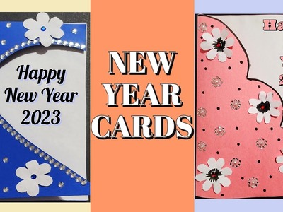 Happy New Year card 2023 | New Year card Ideas | How to Make New Year Greeting Card | Handmade Card
