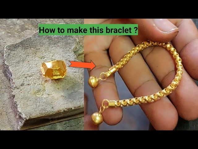 How to Make Baby Gold Bracelet | 24k Gold Bracelet is made