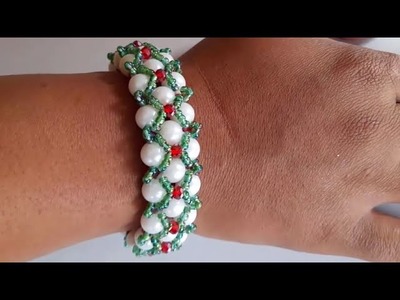 How to make Friendship Beaded Bracelet Tutorial beads jewelry making