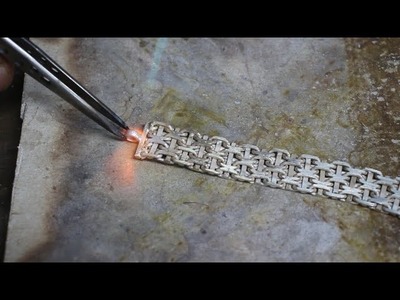 Huge Silver Bracelet Making. New Bracelet Design Making Silver. AR Jewellery।