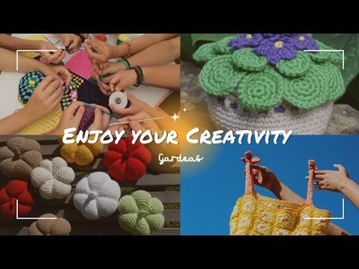 Incredible Creative Art Crochet Garden Design | Crochet Gardenia | Garden is inspiration