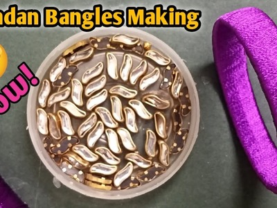 Latest Silk thread Kundan Bangles | Thread bangles | Handmade Jewellery | Kundan Bangles
