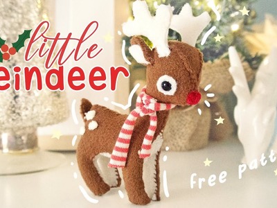 ???? Little Reindeer Toy Ornament ???? (diy Christmas reindeer toy)