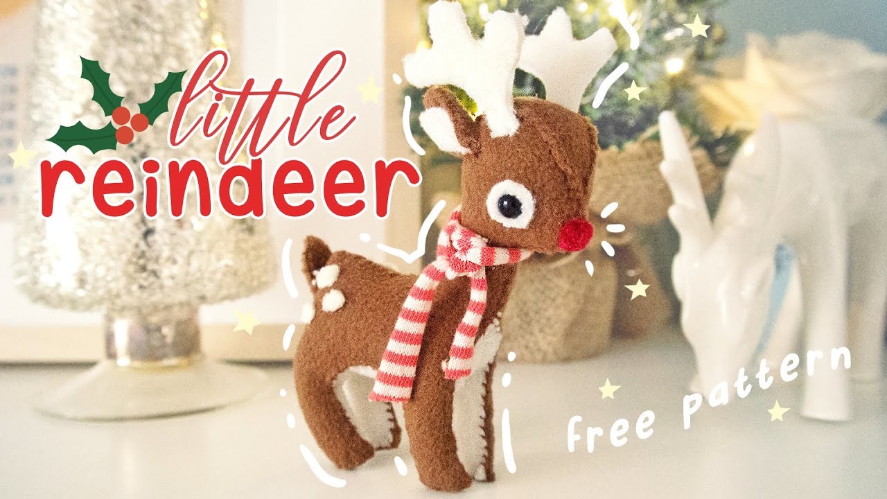 ???? Little Reindeer Toy Ornament ???? (diy Christmas reindeer toy)