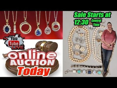 Live Jewelry Auction Today 12:30 CST - Hooked On Pickin - Join The Fun!!!!