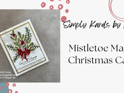 Mistletoe Magic Christmas Card