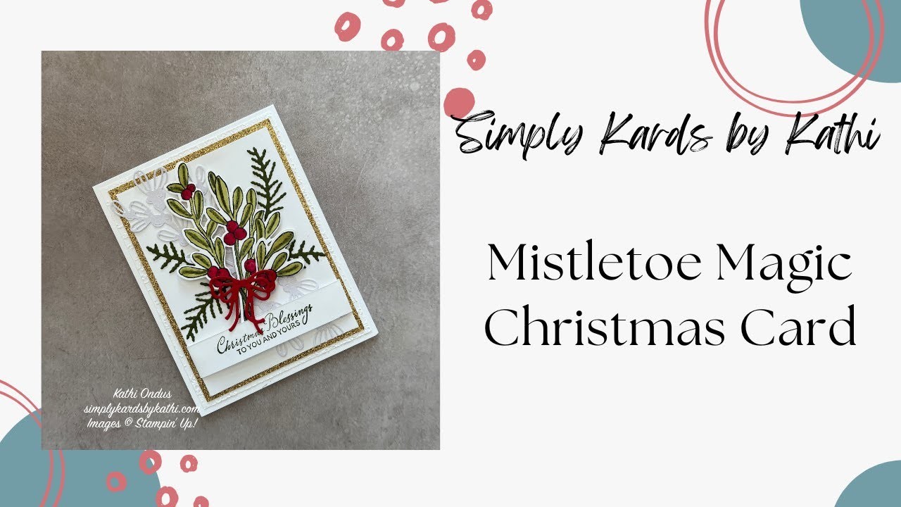 Mistletoe Magic Christmas Card