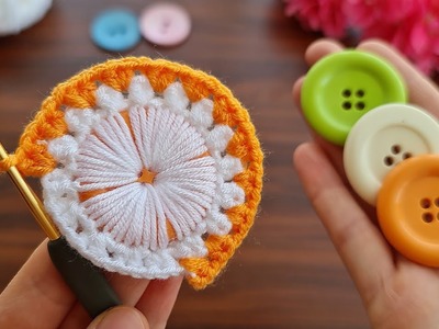 MUY HERMOSO ???? SUPER BEAUTIFUL Wow! super idea how to make eye catching crochet.