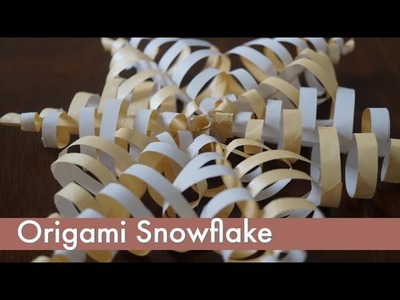 ????ORIGAMI CHRISTMAS SNOWFLAKE | DIY Christmas Craft Ideas | Step by Step| @chalarieart #origami #diy????