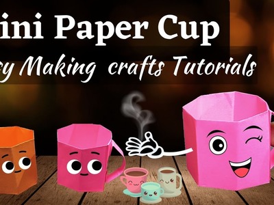 Paper Cup Craft | How To Make a Mini Paper Cup| Paper Craft