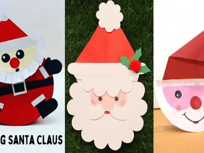 Paper Santa Making Ideas.Christmas Decoration Ideas.Xmas Decoration.#santamaking #christmascrafts