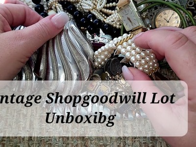 ShopGoodwill Vintage Lot Unboxing Part 1 #shopgoodwill #unboxing #jewelrysale