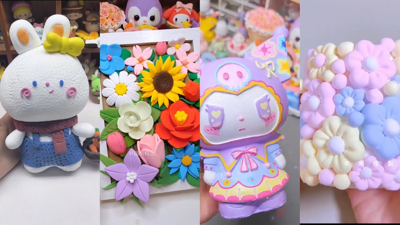 (Aesthetic) clay making || cute and aesthetically pleasing clay making ideas.✨