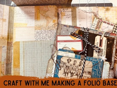 Craft With Me Making A Folio Base Part 1