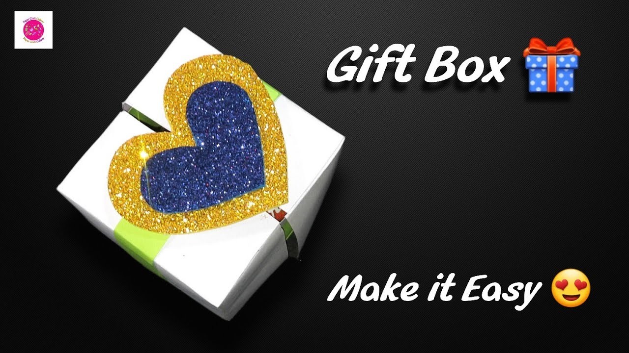 Cute Mini Gift Box - How to Make a Paper Gift Box ???? - Love Box ❤️. Origami Gift Box Ideas