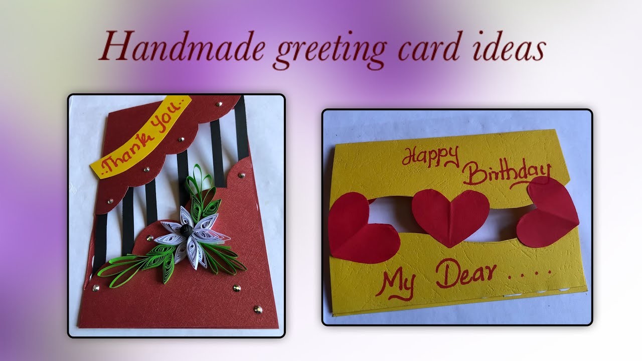 DIY handmade birthday card ideas | greeting card ideas | two types of card | gift | @wintercraft